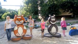 В Константиновке выбрали самый благоустроенный двор