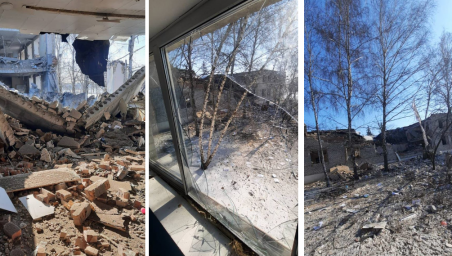Аавіаудар по Новодмитрівському округу: пошкоджено навчальний заклад