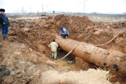 Аварийно-ремонтные работы на Белокузьминовском водоводе