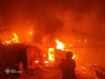 Пожары в Константиновке: последствия обстрелов и стихии