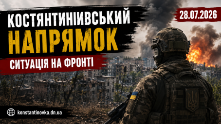 Константиновское направление 28 июля 2026 года: бои за город обостряются, враг усиливает давление на логистику