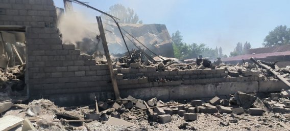 Обстріл &laquo;Смерчами&raquo; по Костянтинівці: влучання в підприємство, обійшлося без жертв