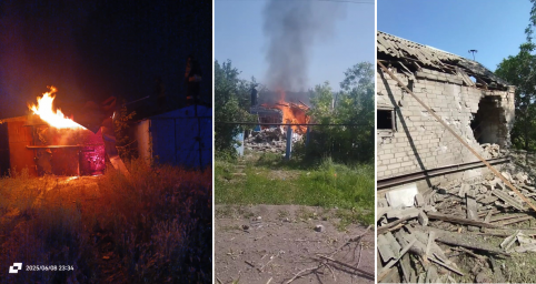 Масовані ворожі атаки на Костянтинівську громаду: є загиблі та поранені - ситуація станов на ранок 9 червня 2025 року