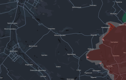 Ситуація на фронті біля Костянтинівки &ndash; просування РФ у районі Новомаркового та Ямполя: дані DeepState від 17 листопада 2025 року