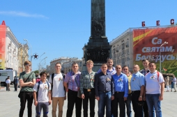 Украинский Комсомольский стройотряд продолжает свой визит в Республику Беларусь.